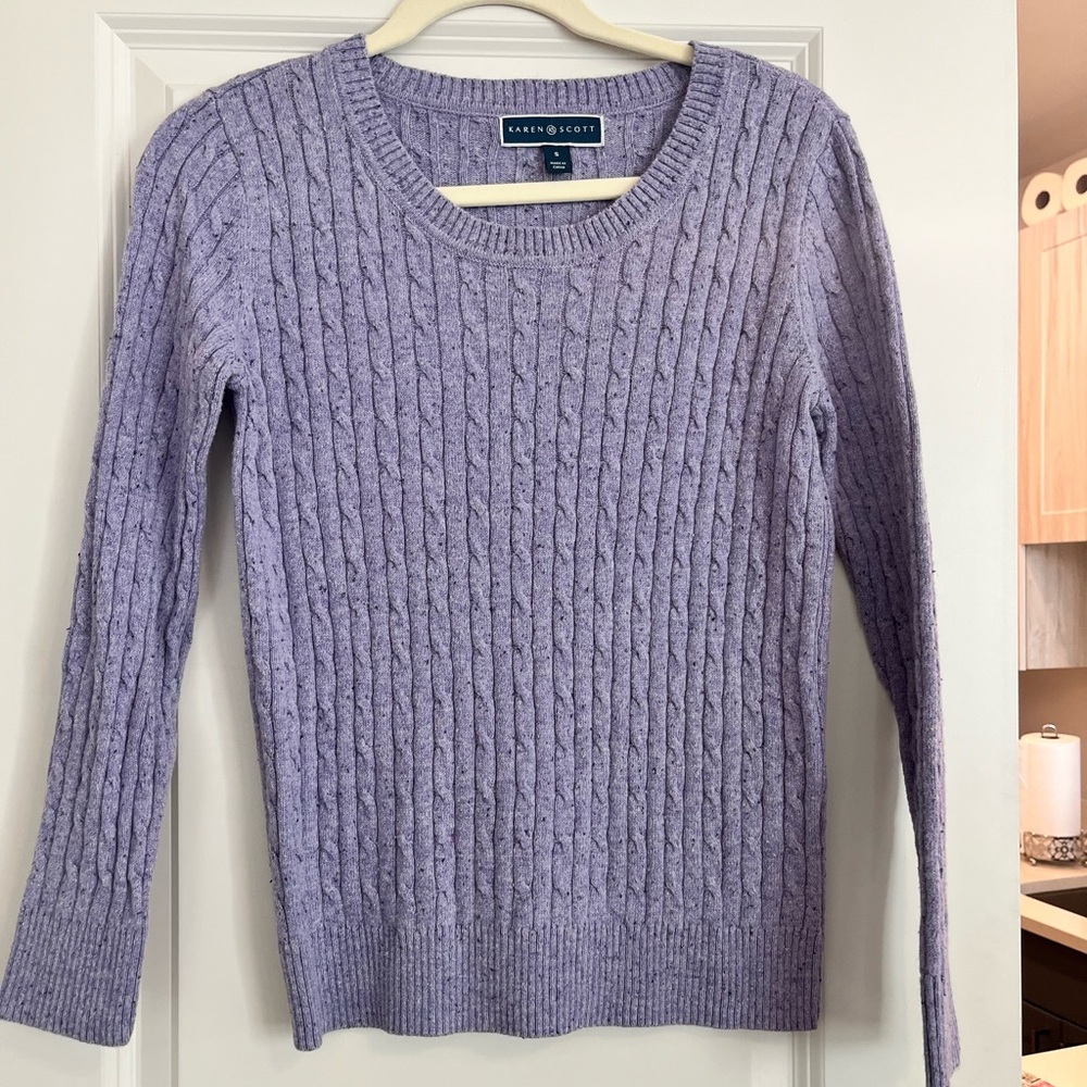 Purple Ralph Lauren inspired sweater